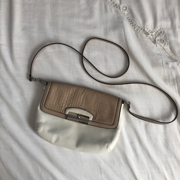 Coach Bags White Leather Crossbody Bag Poshmark